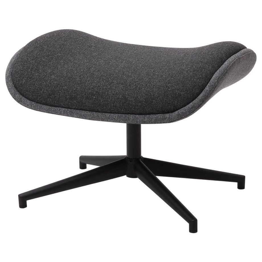 FootEase 1 – Footstool, Gunnared medium grey/dark grey