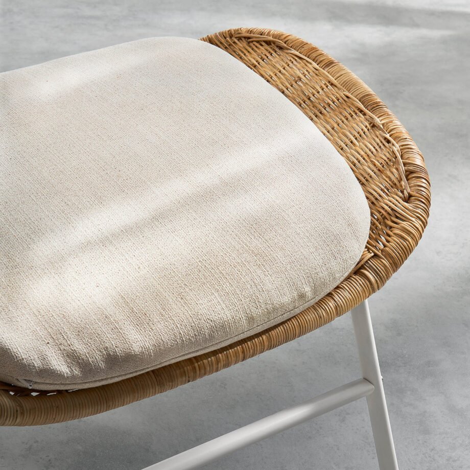 FootEase 5 – Footstool, rattan Risane/natural