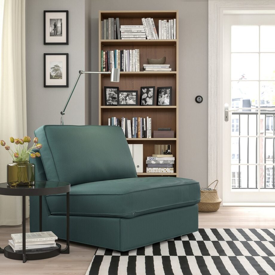 SofaNap 1 – 1-seat sofa-bed, Kelinge grey-turquoise