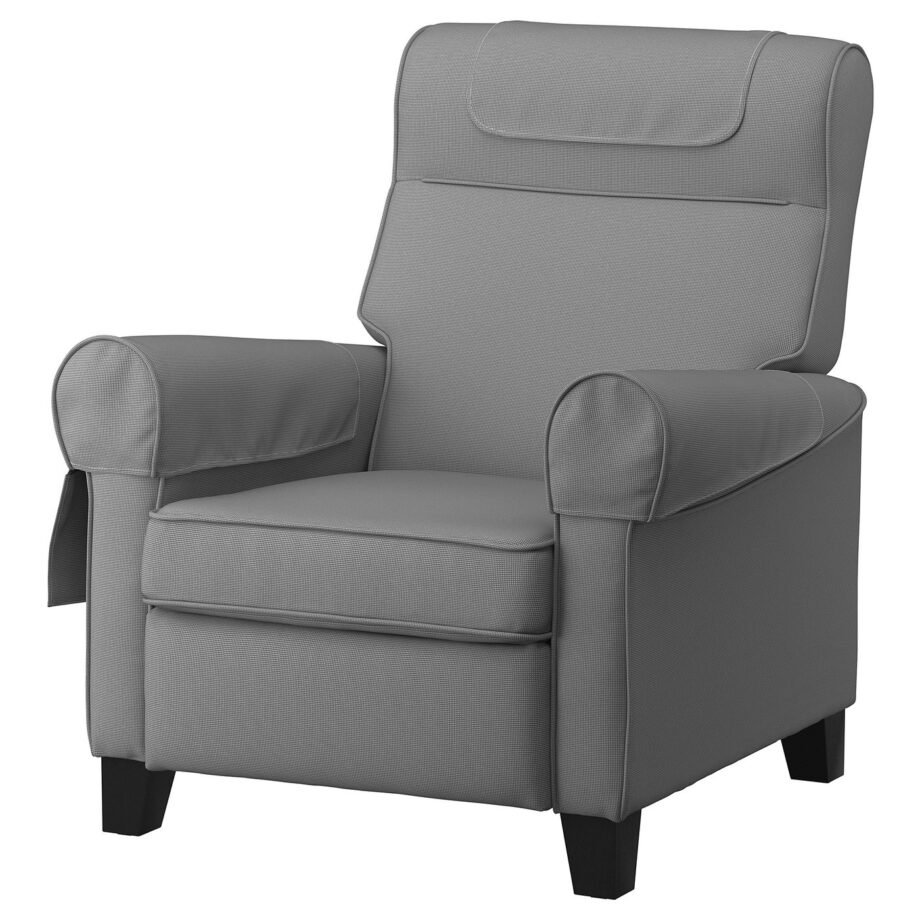 ReclineEase 1 – Recliner, Remmarn light grey