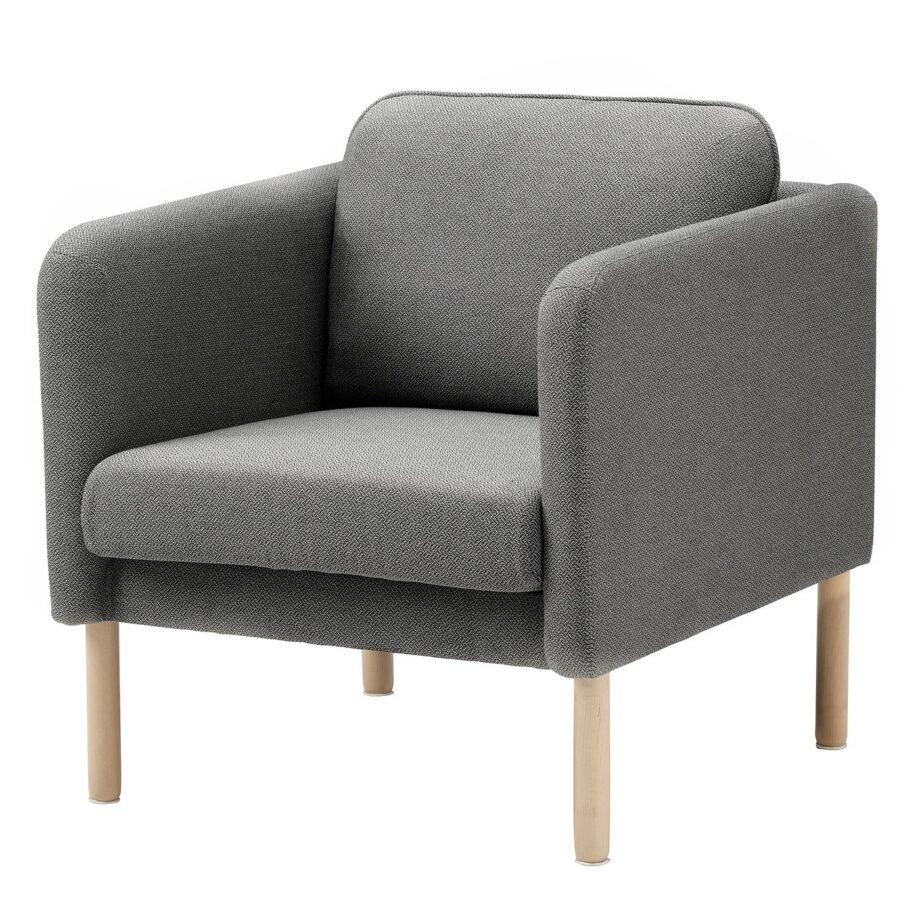 ChairUrban – Armchair, Skartofta black/light grey